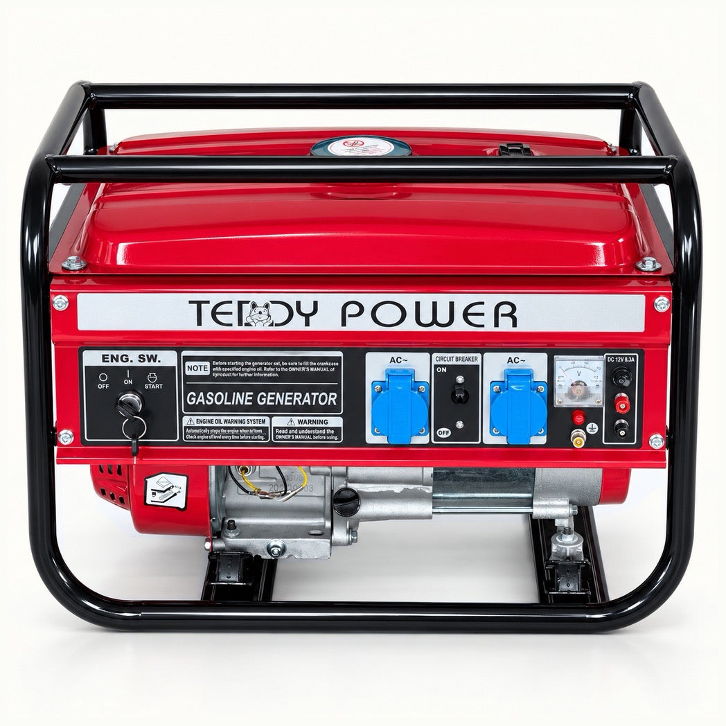 Benzin-Stromerzeuger / Generator  „Teddy Power“ 2,3 kW – 1-Phase (230 V)