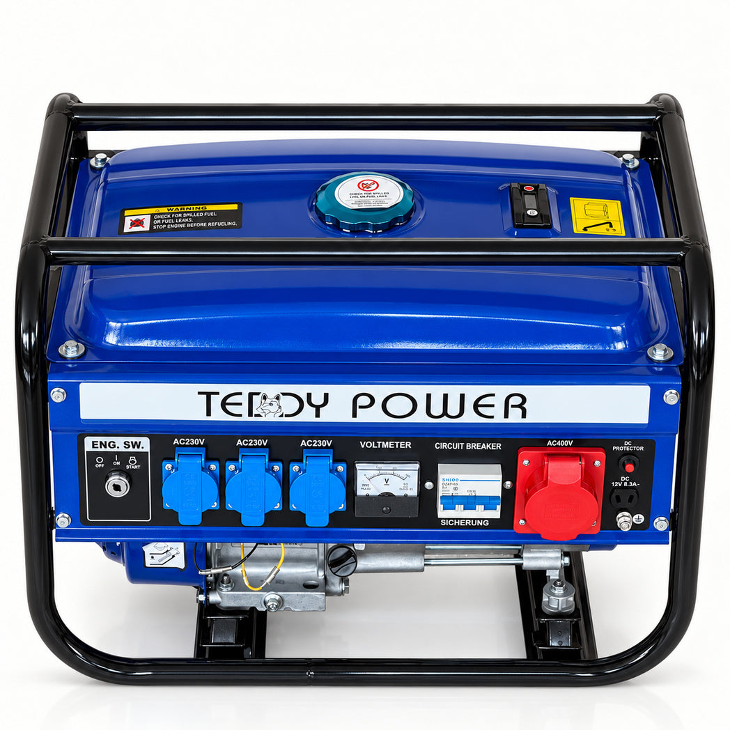 Benzin-Stromerzeuger  Generator „Teddy Power“ 2,3 kW – 3-Phasen (Starkstrom)