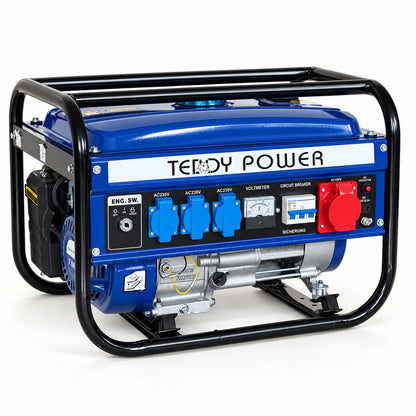 Benzin-Stromerzeuger  Generator „Teddy Power“ 2,3 kW – 3-Phasen (Starkstrom)
