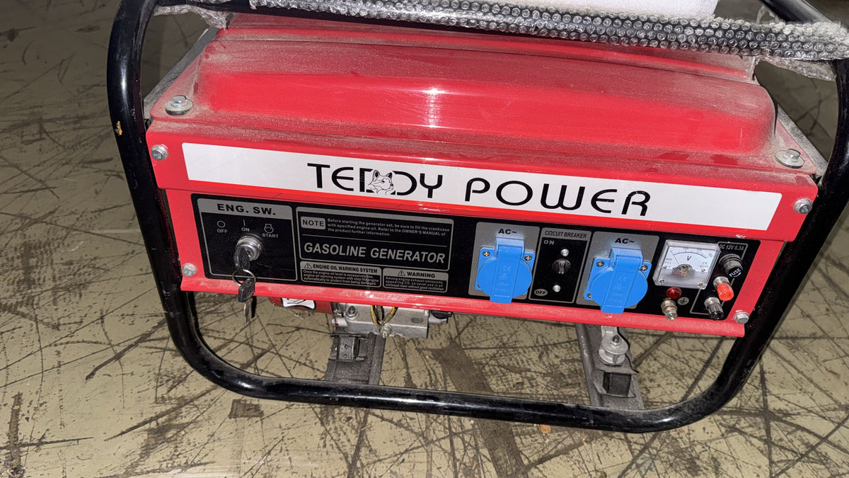 Benzin-Stromerzeuger / Generator  „Teddy Power“ 2,3 kW – 1-Phase (230 V)